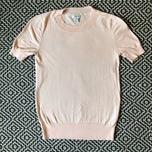 J. Crew Factory Pink Sweater Tee